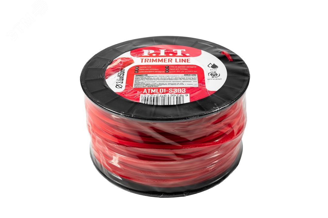 Изображение товара Леска для триммера P.I.T. квадрат 3мм 150м, цена 1735 рублей