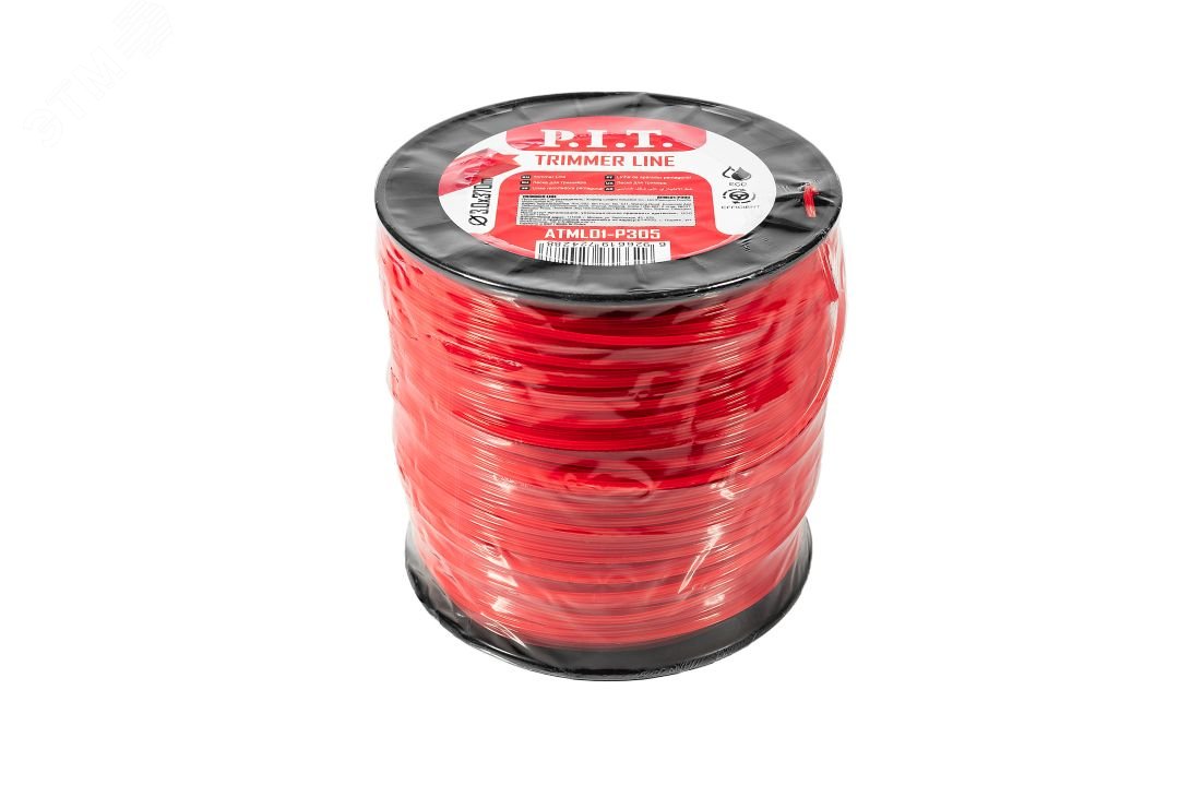Изображение товара Леска для триммера звездочка 3мм 370м P.I.T. катушка