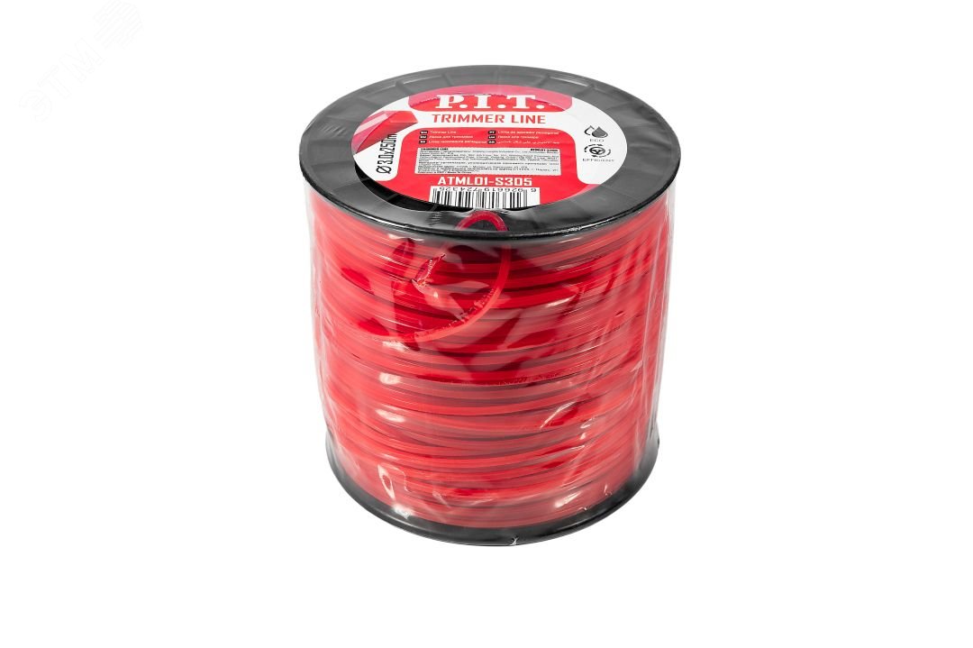 Изображение товара Леска для триммеров квадрат 3 мм, бухта 250 м, бренд P.I.T.