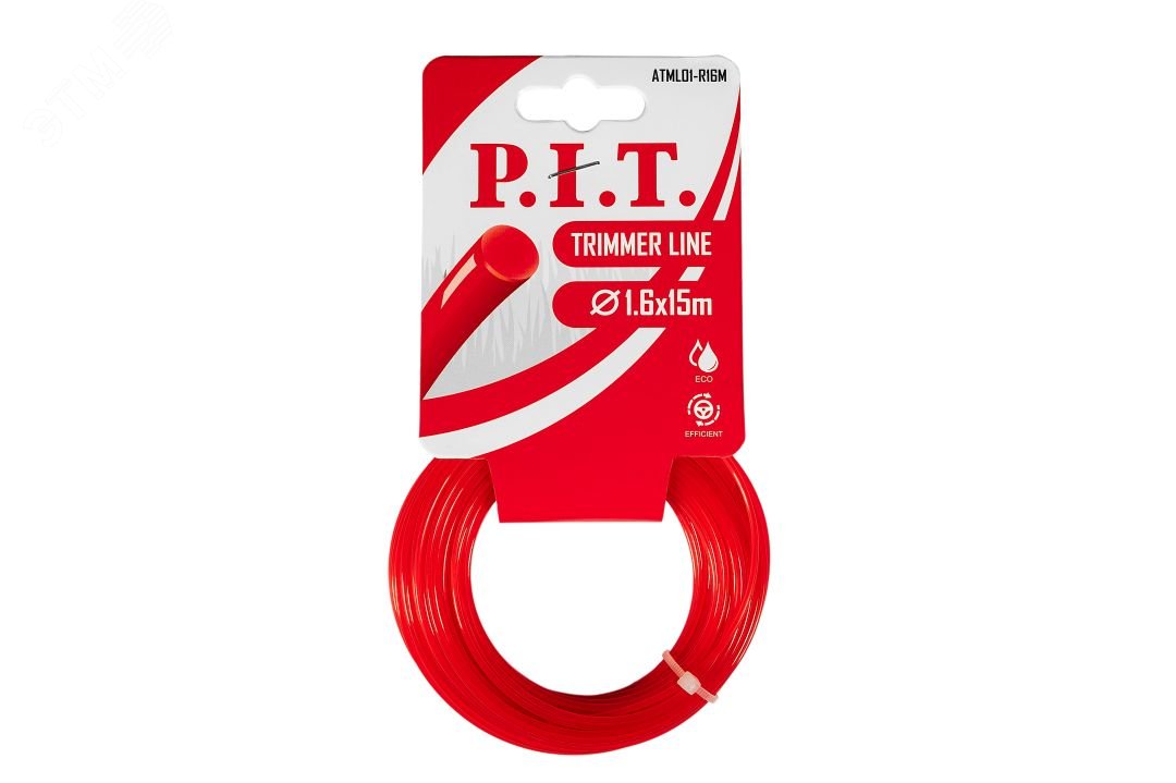Изображение товара Леска для триммеров круг 15 м x 1,6 мм, картон (шт)