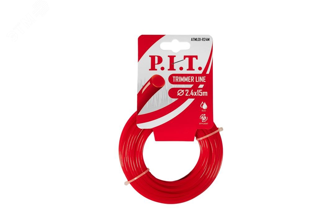 Изображение товара Леска для триммеров круг 15 м x 2,4 мм, картон (шт)