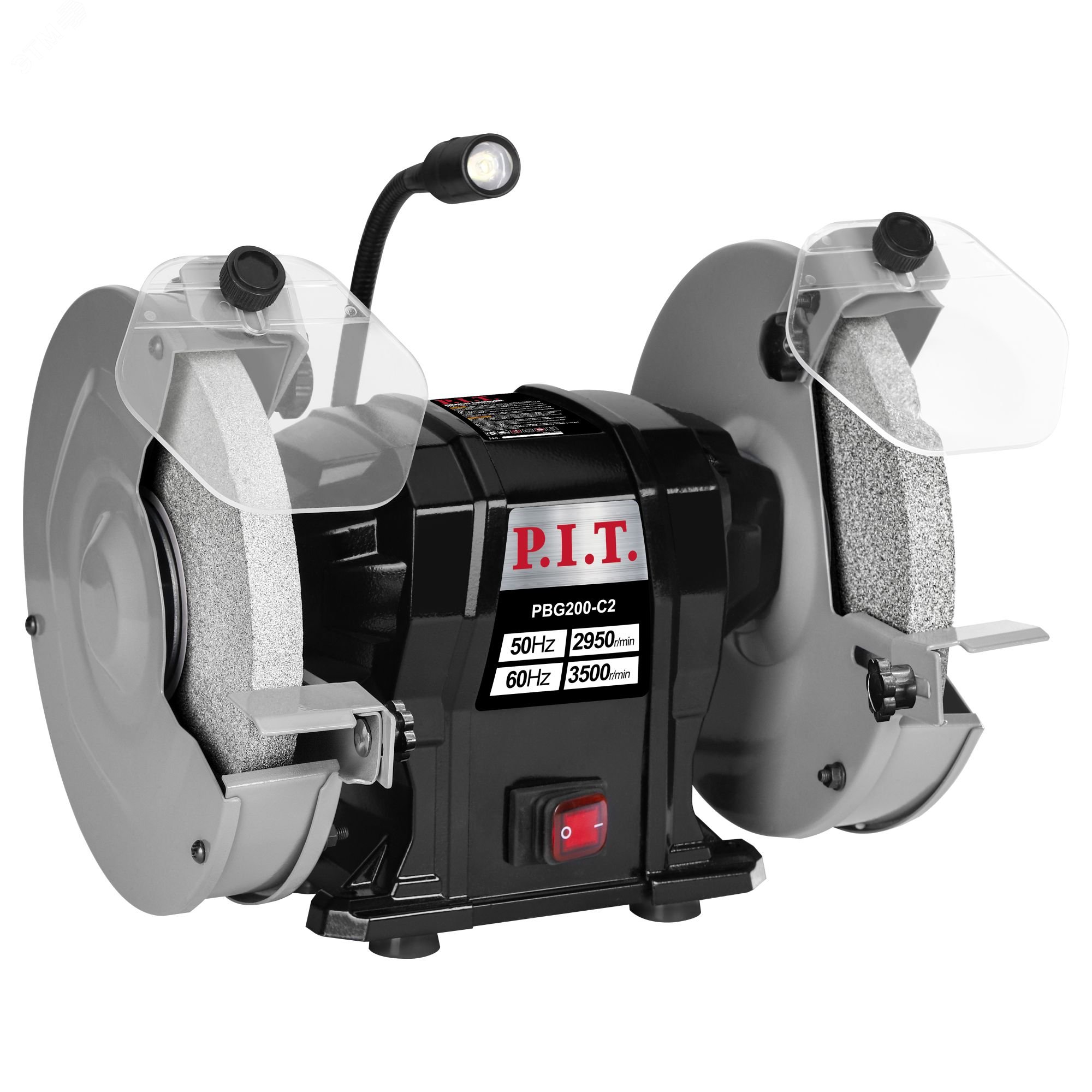 Изображение товара Электрический точильный станок P.I.T. PBG200-C2 500Вт, LED подсветка