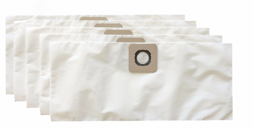 Изображение товара Мешок для пылесосов (синтетические, не боятся мокрой пыли, 5 шт., 20 л.)MAXPILER (упак)