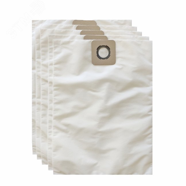 Изображение товара Мешок для пылесосов (синтетические, не боятся мокрой пыли, 5 шт., 60 л.)MAXPILER (упак)