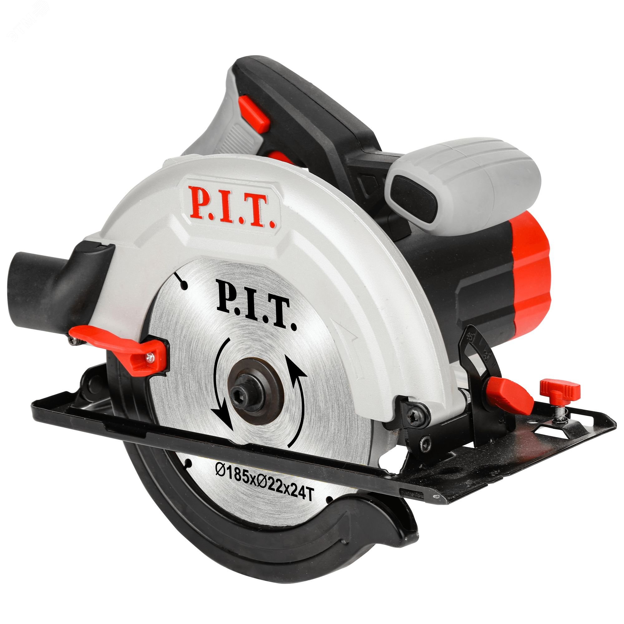 Изображение товара Пила циркулярная электрическая P.I.T. PKS185-C3 1400Вт диск 185мм