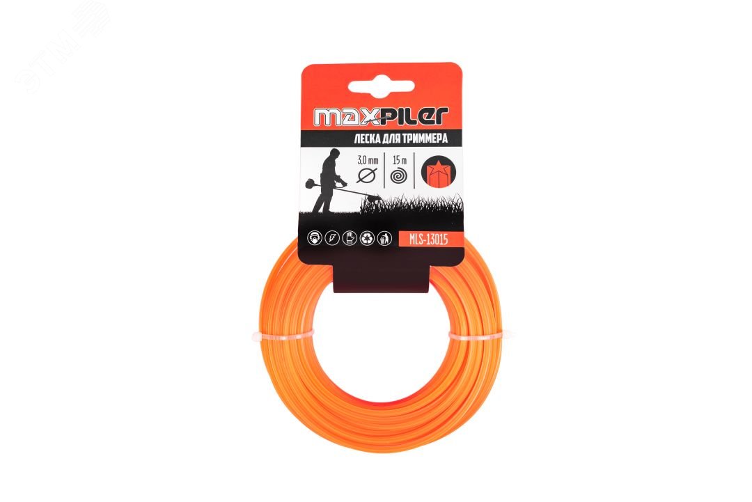Изображение товара Леска для триммеров 3.0мм 15м, звезда (шт)