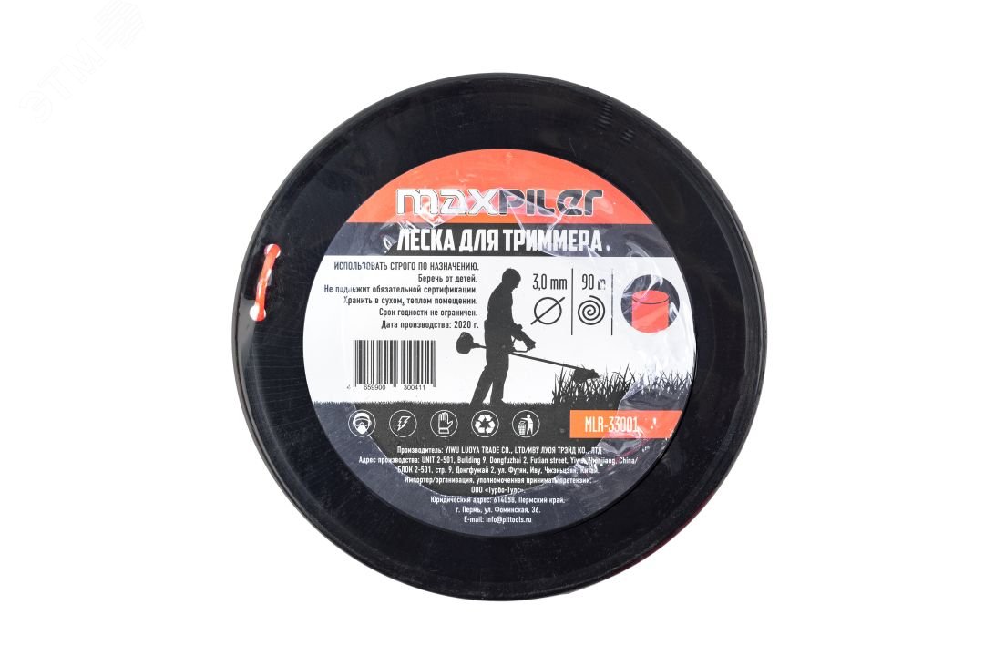 Изображение товара Леска для триммеров 3.0мм 90м, круг (шт)
