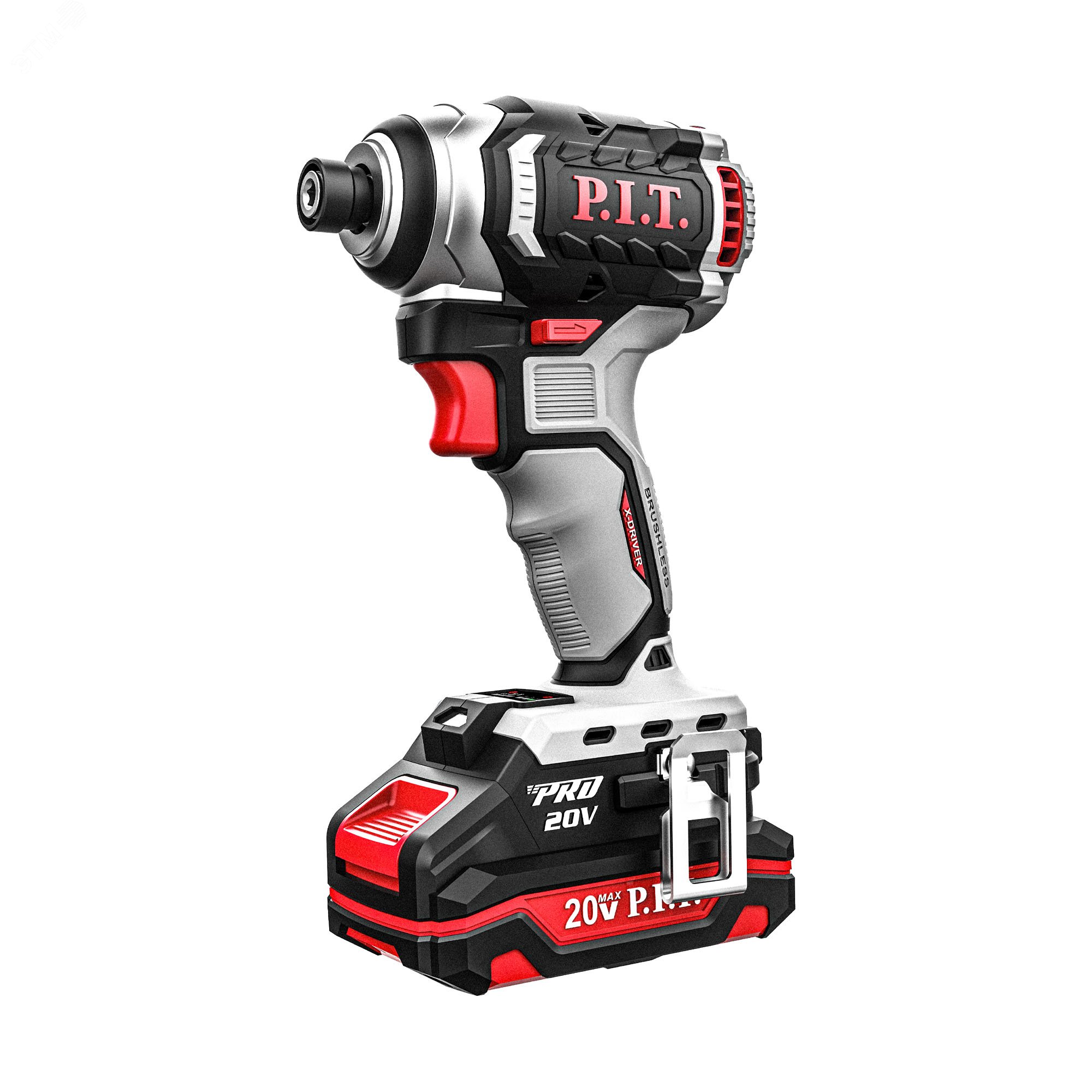 Изображение товара Аккумуляторный винтоверт IMPACT PSD20H-170A/2 20V бесщеточный + 2 аккумулятора