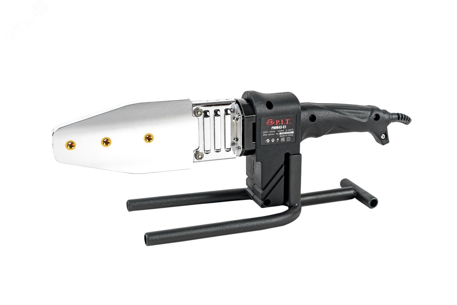 Изображение товара Электрический паяльник для ПВХ труб P.I.T. PWM43-C1 1,2кВт 300° для диаметров 20-40мм кейс