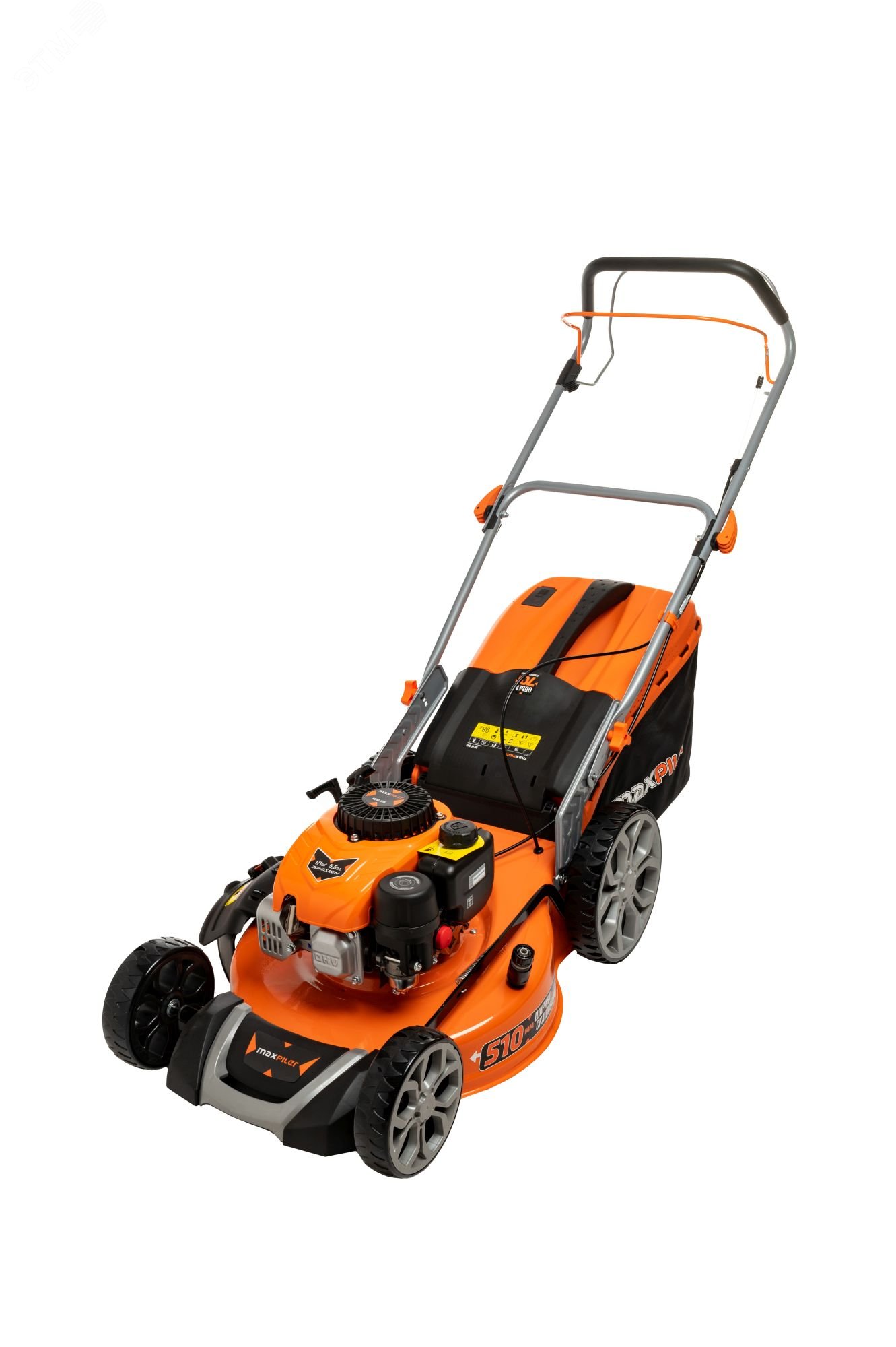 Изображение товара Газонокосилка бензиновая MAXPILER MLM-51S самоходная с травосборником