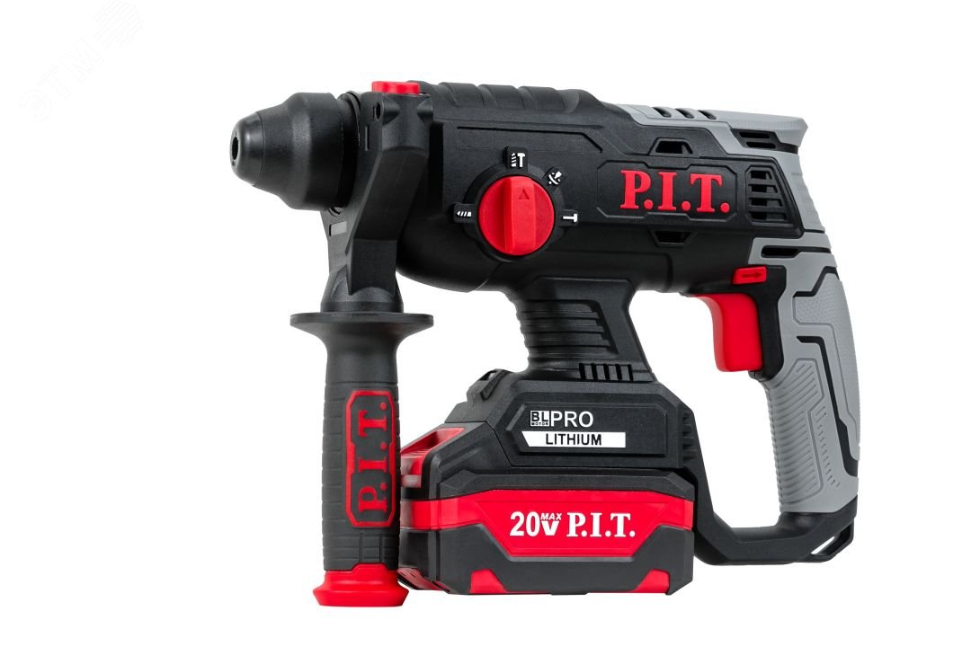 Изображение товара Аккумуляторный перфоратор SDS-Plus бесщеточный P.I.T. PBH20H-22B/2 20В 1,8Дж