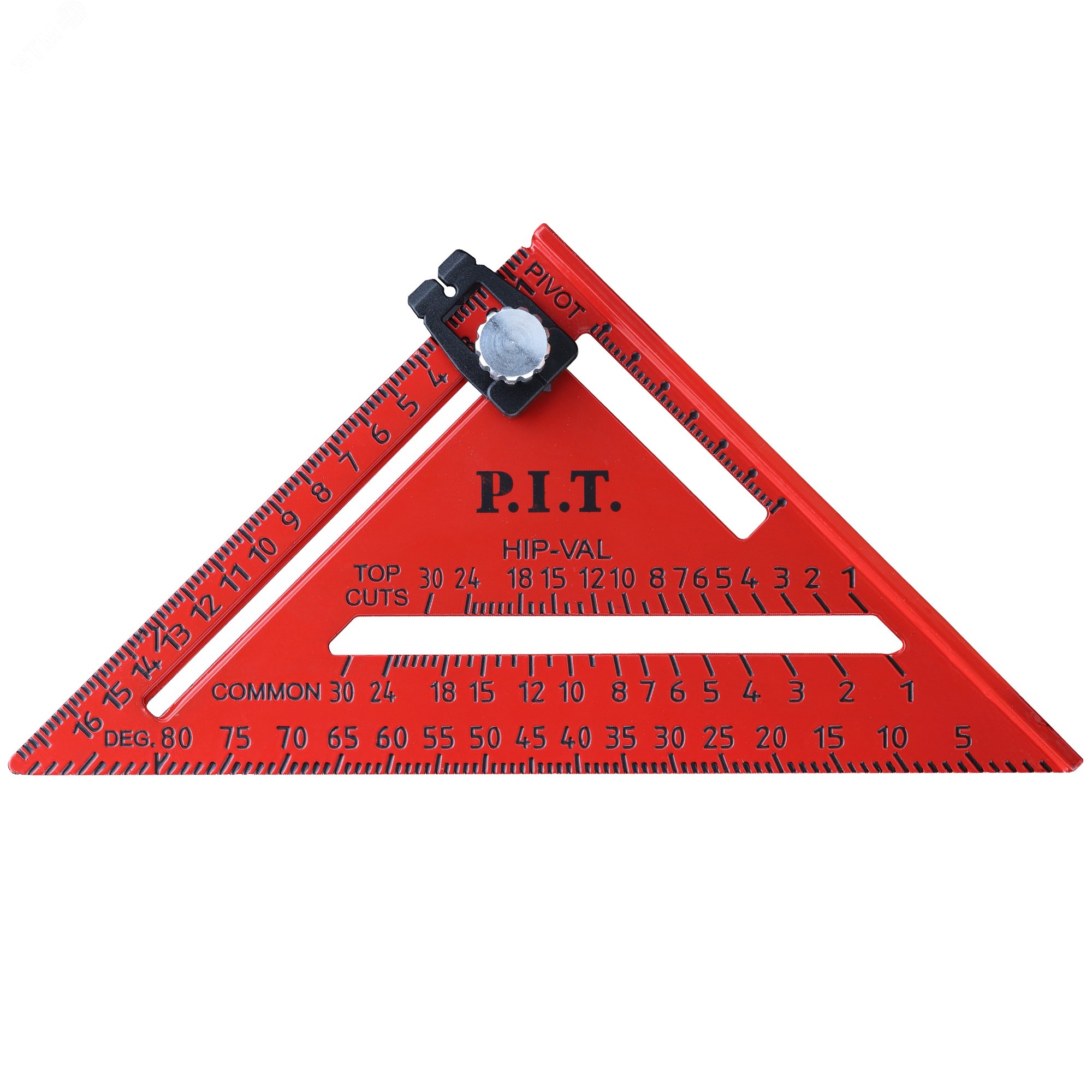 Изображение товара Угольник Свенсона метрический плотницкий с разметочным маркером (180 мм) (шт)