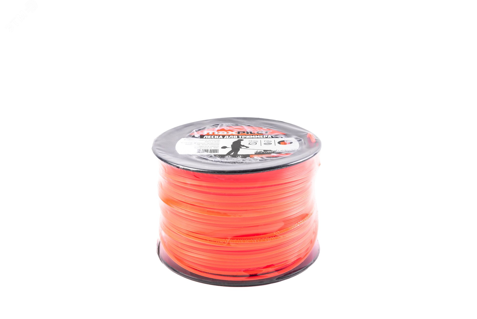 Изображение товара Леска для триммера 3.0 мм квадрат, 152 м, оранжевый, модель MLB