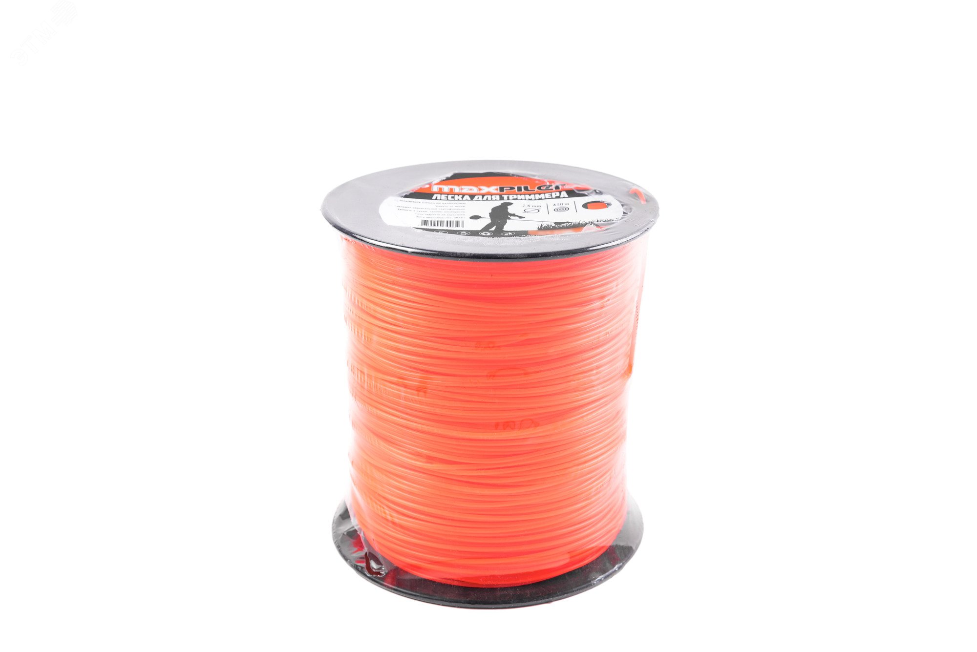 Изображение товара Леска для триммера 2,4мм 432м круглая оранжевая P.I.T. MLR