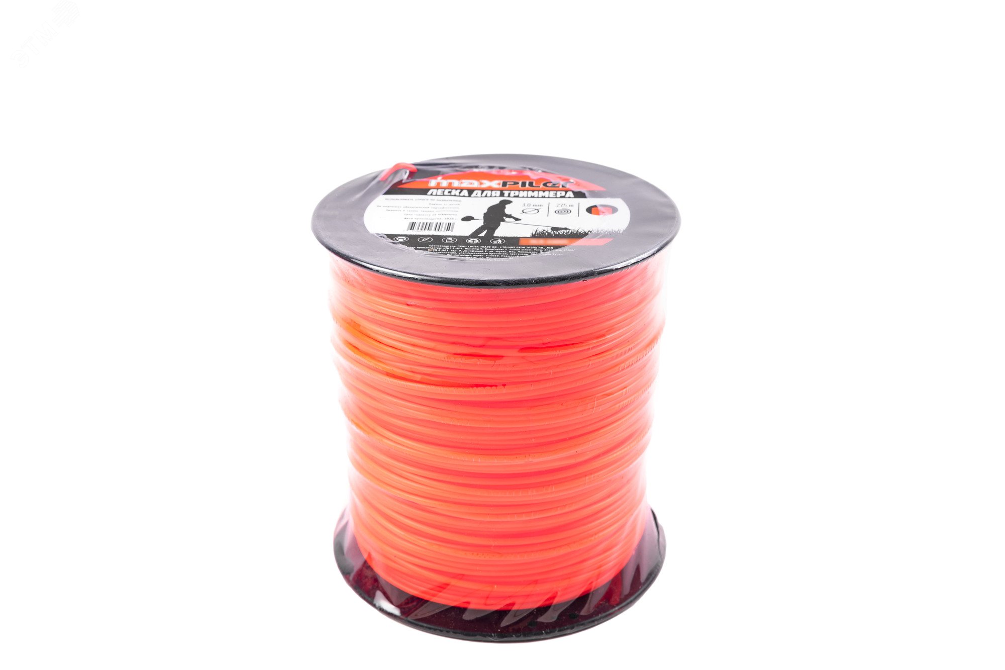 Изображение товара Леска для триммера 3.0мм 278м круглая оранжевая P.I.T. MLR