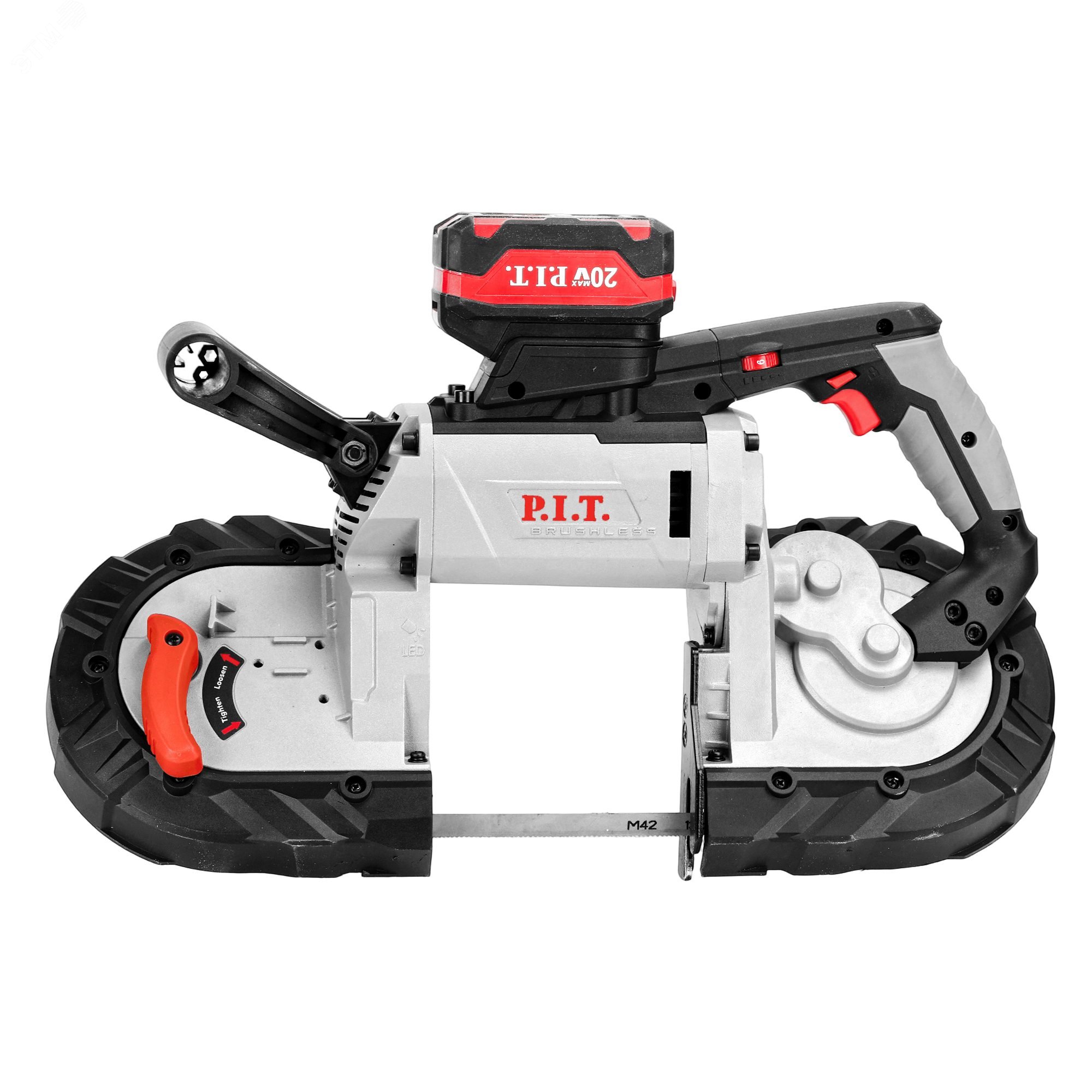 Изображение товара Пила ленточная аккумуляторная PHS20H-127A 20В для металлов пластика