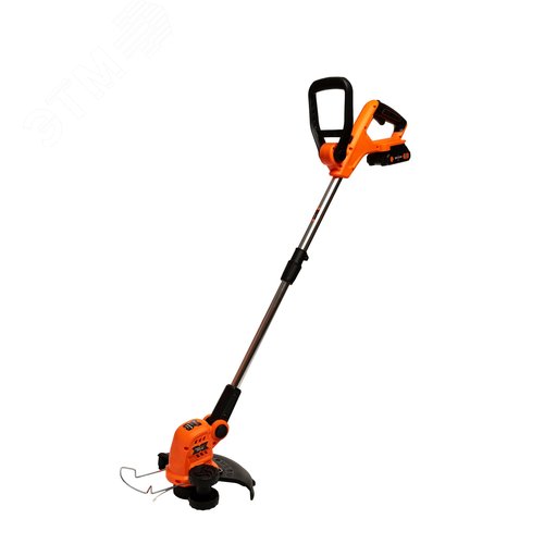 Изображение товара Триммер аккумуляторная(20В, 250 мм, телескопическая, леска 1,2мм, 1 АКБ 2Ач, ЗУ) (шт)