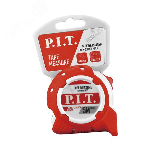 Изображение товара Рулетка с фиксатором 5 м x 19 мм, ABS TPR (шт)