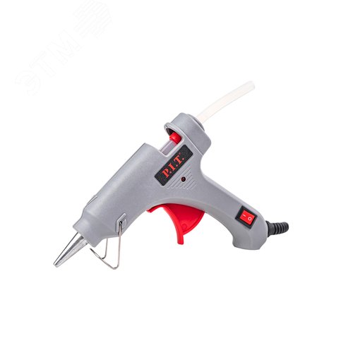 Изображение товара Пистолет клеевой электрич. P.I.T. PEC20-D (20Вт, стержня 7мм, кабель 1м, стержень в подарок) (шт)