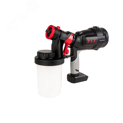 Изображение товара Краскопульт аккум. P.I.T. PSG20H-900A SOLO (20В, 700 мл/мин, емк. 900 мл, давл. 0,1-0,2 бар) (шт)