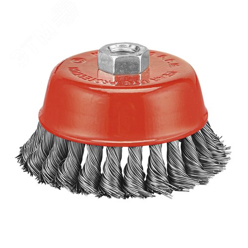 Изображение товара Кордщетка чашечная P.I.T. 80x0,5мм, стальная крученая проволока, резьба M14 (APLS12-R080) (шт)