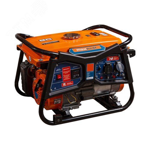 Изображение товара Генератор бензиновый MAXPILER MPG-5500C (5,5/5кВт,13л.с.,медь,розет2*220В,12В,циф.дисп, AVR,защ/пер) (шт)