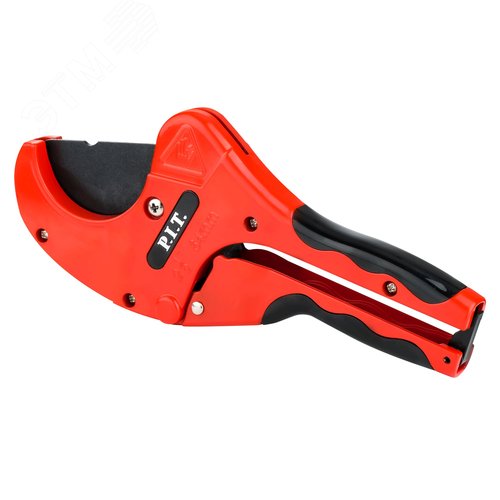 Изображение товара Труборез для пластиковых труб (0-65 мм, храповой механизм, двухкомп. рукоятка) (шт)