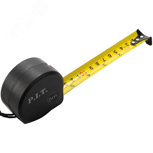Изображение товара Рулетка с фиксатором P.I.T. CONTROL HTPM03-0525 (5м x 25мм х 0.03мм, 2 класс, мм/дюймы, ABS) (шт)