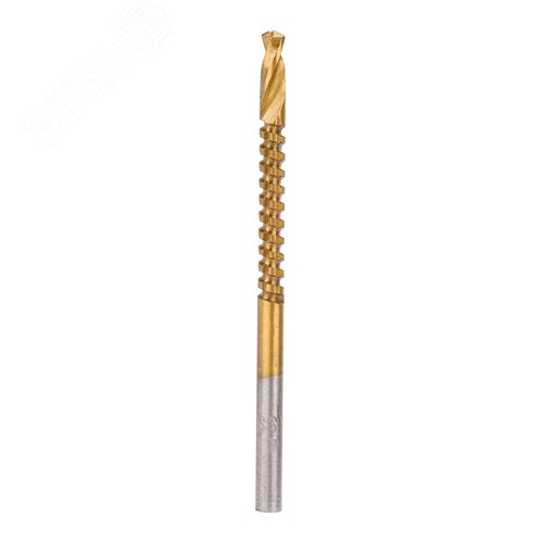 Изображение товара Сверло-фреза универсальное P.I.T. 4,0x70мм, 135°, 60 HRC, круглый хвостовик, HSS M2 (AMED11-0004) (шт)
