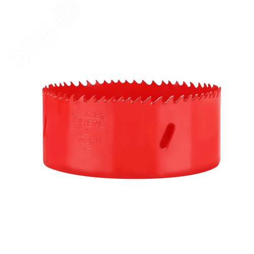 Изображение товара Коронка биметаллическая по металлу P.I.T.102x44мм, сталь М42 (HSS Со 8%), перем. зуб (AMED05-0102) (шт)