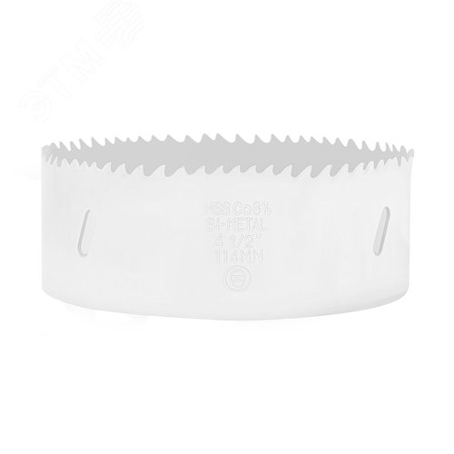 Изображение товара Коронка биметаллическая по металлу P.I.T.114x44мм, сталь М42 (HSS Со 8%), перем. зуб (AMED05-0114) (шт)