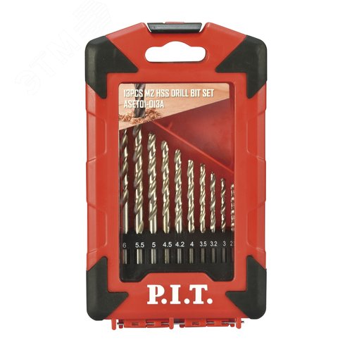 Изображение товара Набор сверл 13 предметов (уп)