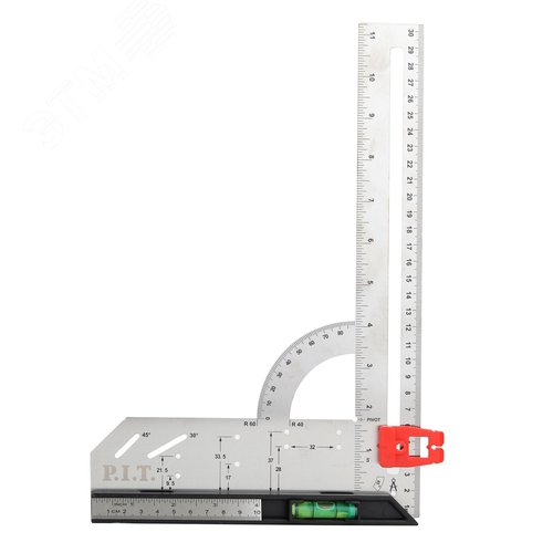 Изображение товара Разметочный угольник с магнитным уровнем (шт)