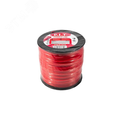 Изображение товара Леска для триммеров квадрат 5LB 2,4 мм, бухта 395м (шт)