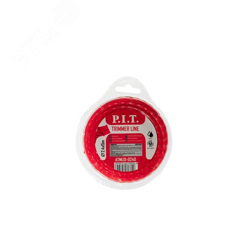 Изображение товара Леска для триммеров 15 м х 2,4 мм, крученый, блистер (шт)