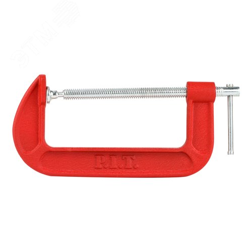 Изображение товара Струбцина винтовая (тип G, 150 мм, металлическая рукоятка) (шт)