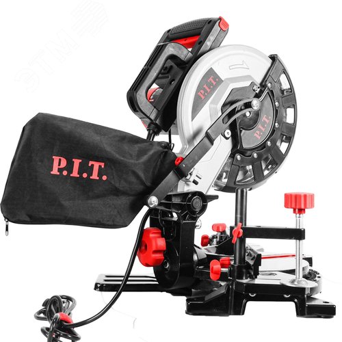 Изображение товара Пила торцовочная электрич. P.I.T. PMS210-C (1400Вт,210мм, 3900об., влево 45°, пропил 115мм, лазер) (шт)