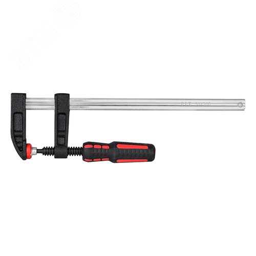 Изображение товара Струбцина винтовая (тип F, 200 мм, двухкомпонентная рукоятка) (шт)