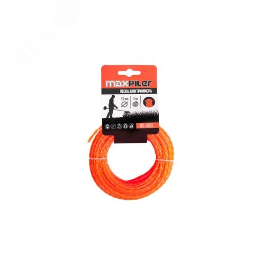 Изображение товара Леска для триммеров 3.0мм 15м, квадрат крученый (шт)
