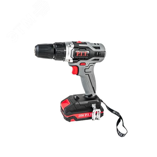 Изображение товара Дрель аккум. P.I.T. PBM20H-10A/1 (20В, 28Нм, патрон 10 мм, 2 ск, 1 акб 2Ач, ЗУ, кейс) (шт)