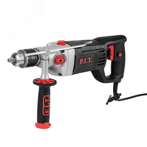 Изображение товара Дрель ударная электрич. P.I.T. PSB16-C1 (1100Вт, ключ. патрон 16мм, 2 скорости, 0-280/0-1400 об/мин) (шт)
