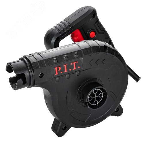 Изображение товара Воздуходувка электрич. P.I.T. PBO750-C (750 Вт, 0-19300 об/мин, 2,8 м?/мин,пылесос,пылесборник 1,5л) (шт)