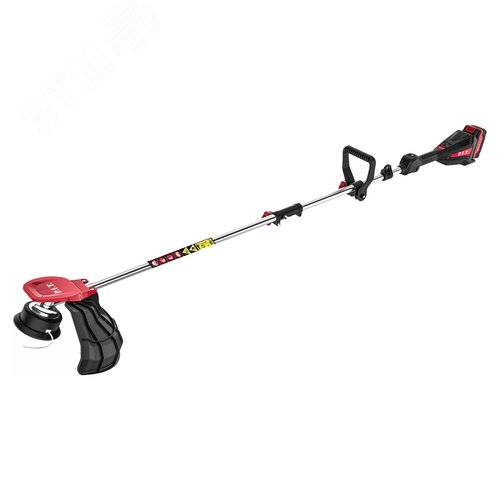 Изображение товара Триммер аккумуляторный бесщёточный (20В, 5500об., 255/330мм, верх.двиг., 1акб4Ач, ЗУ) (шт)