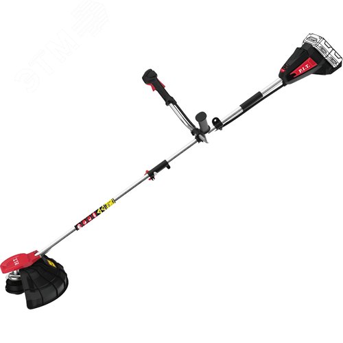 Изображение товара Триммер аккумуляторный бесщёточный (20В+20В, 6500об, 255/380мм, верхний двигатель) (шт)