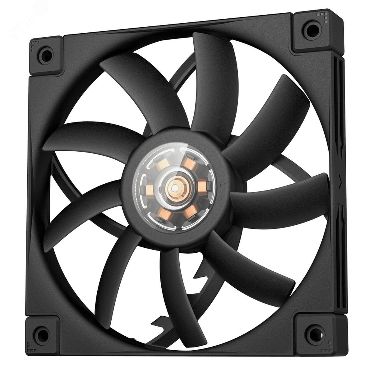 Изображение товара Вентилятор в корпус 120х120х15мм, 1850 об/мин, 26дБ, 4-pin, черный (шт)