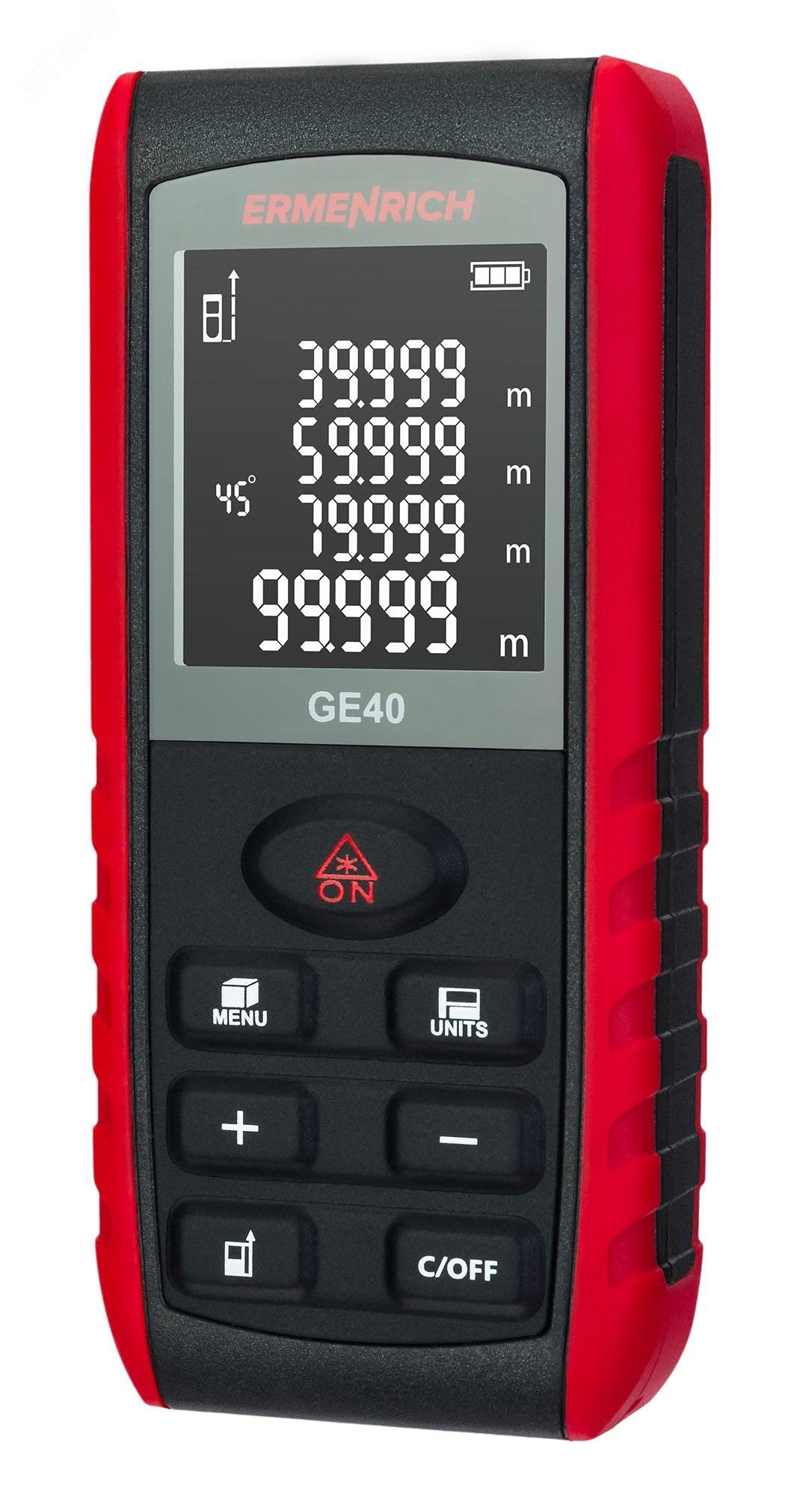 Изображение товара Лазерная рулетка Ermenrich Reel GE40 - точный измеритель до 40 м