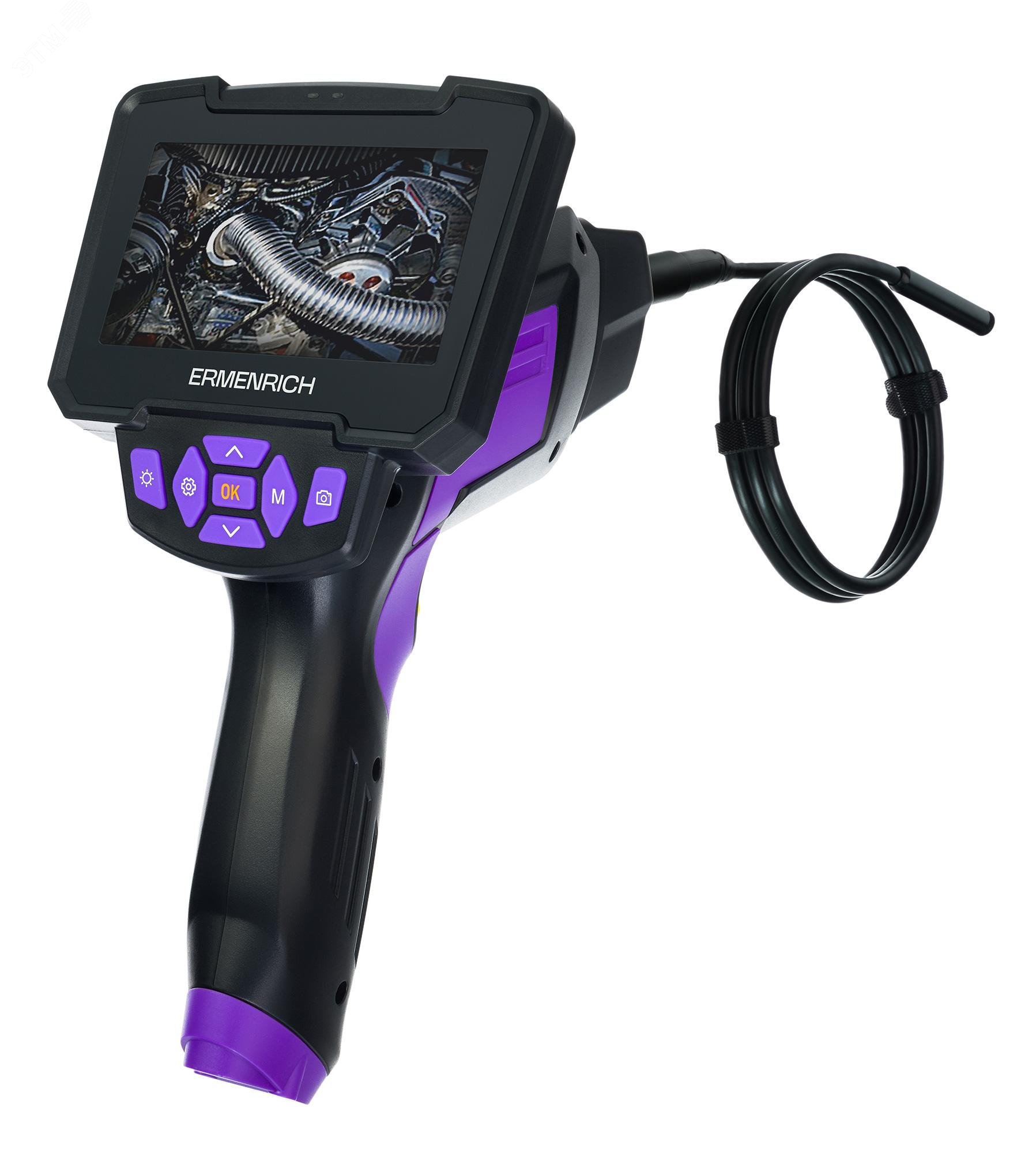 Изображение товара Видеоэндоскоп Ermenrich Seek VE40 с HD-камерой и дисплеем