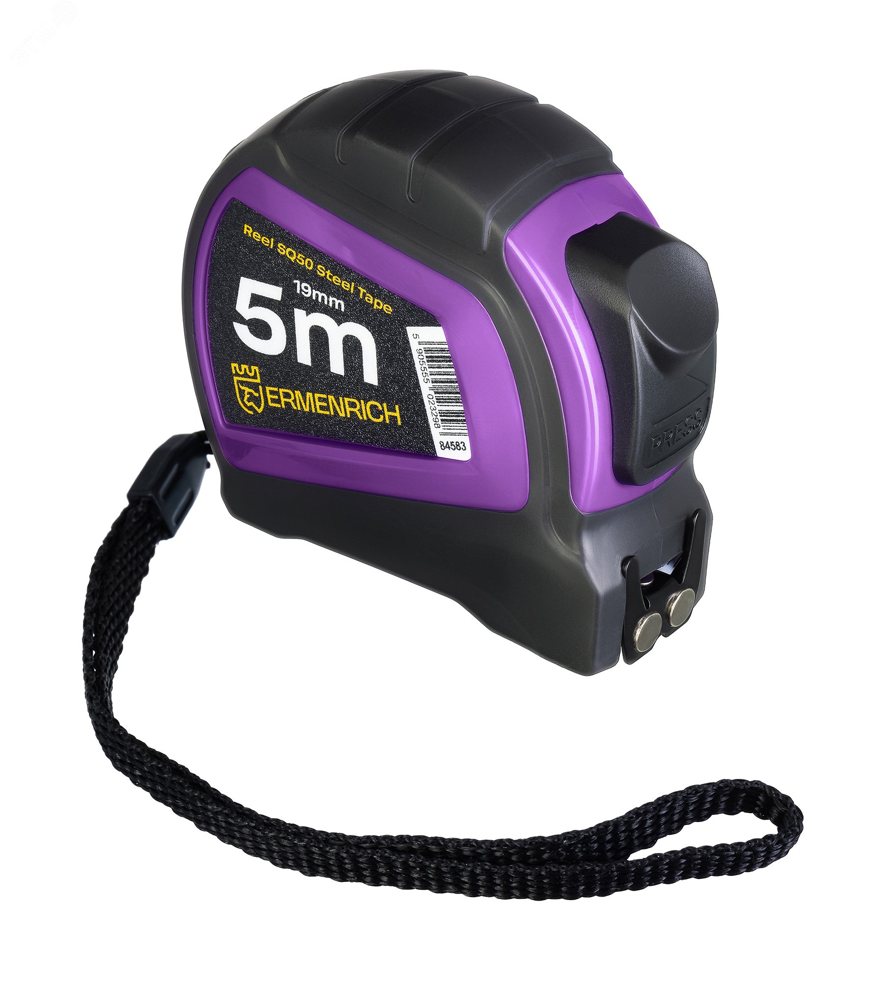 Изображение товара Рулетка Ermenrich Reel SQ50 5м механическая with автоматический стоп