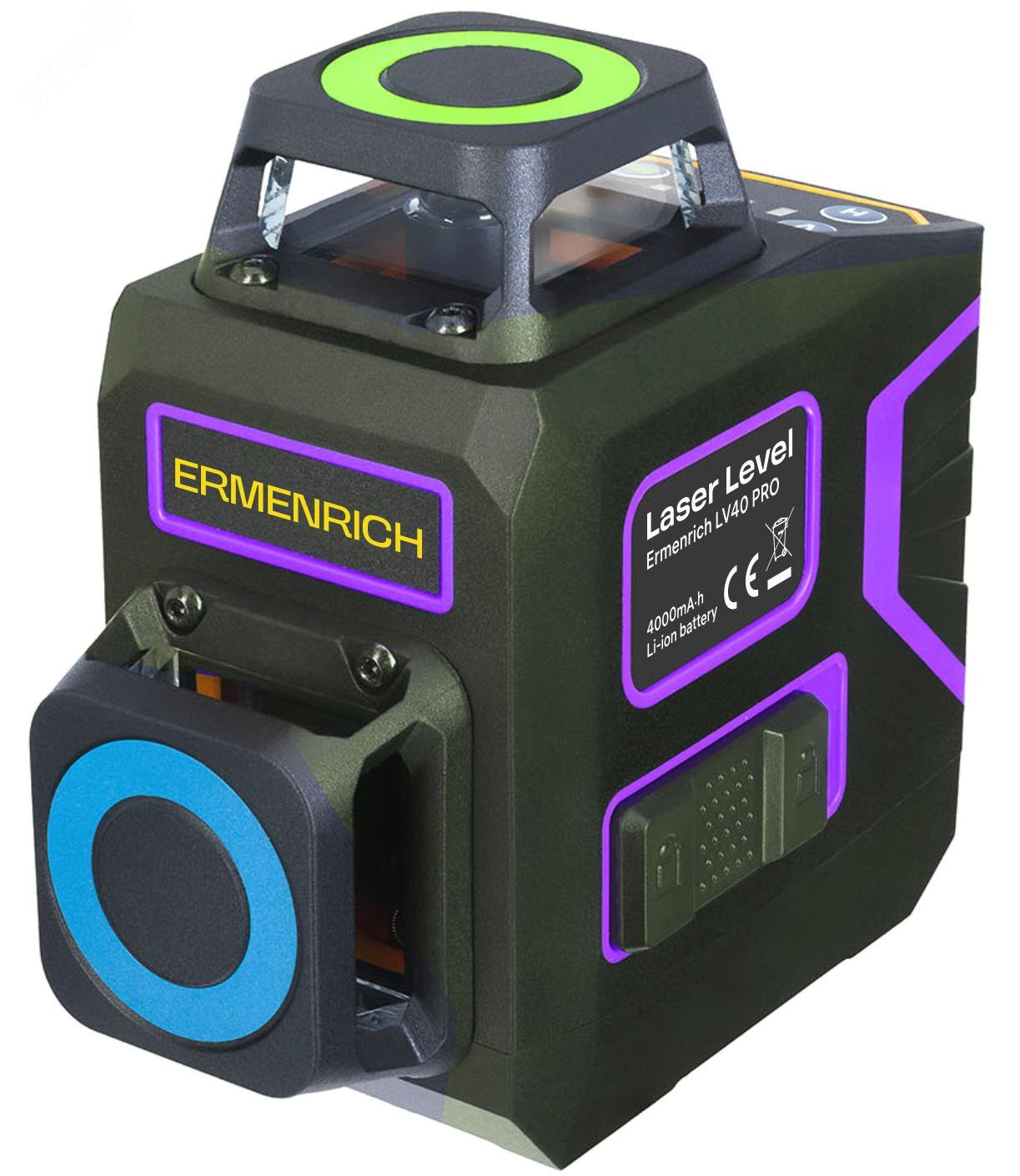 Изображение товара Уровень лазерный LV40 PRO с проекцией 8 линий зеленого цвета
