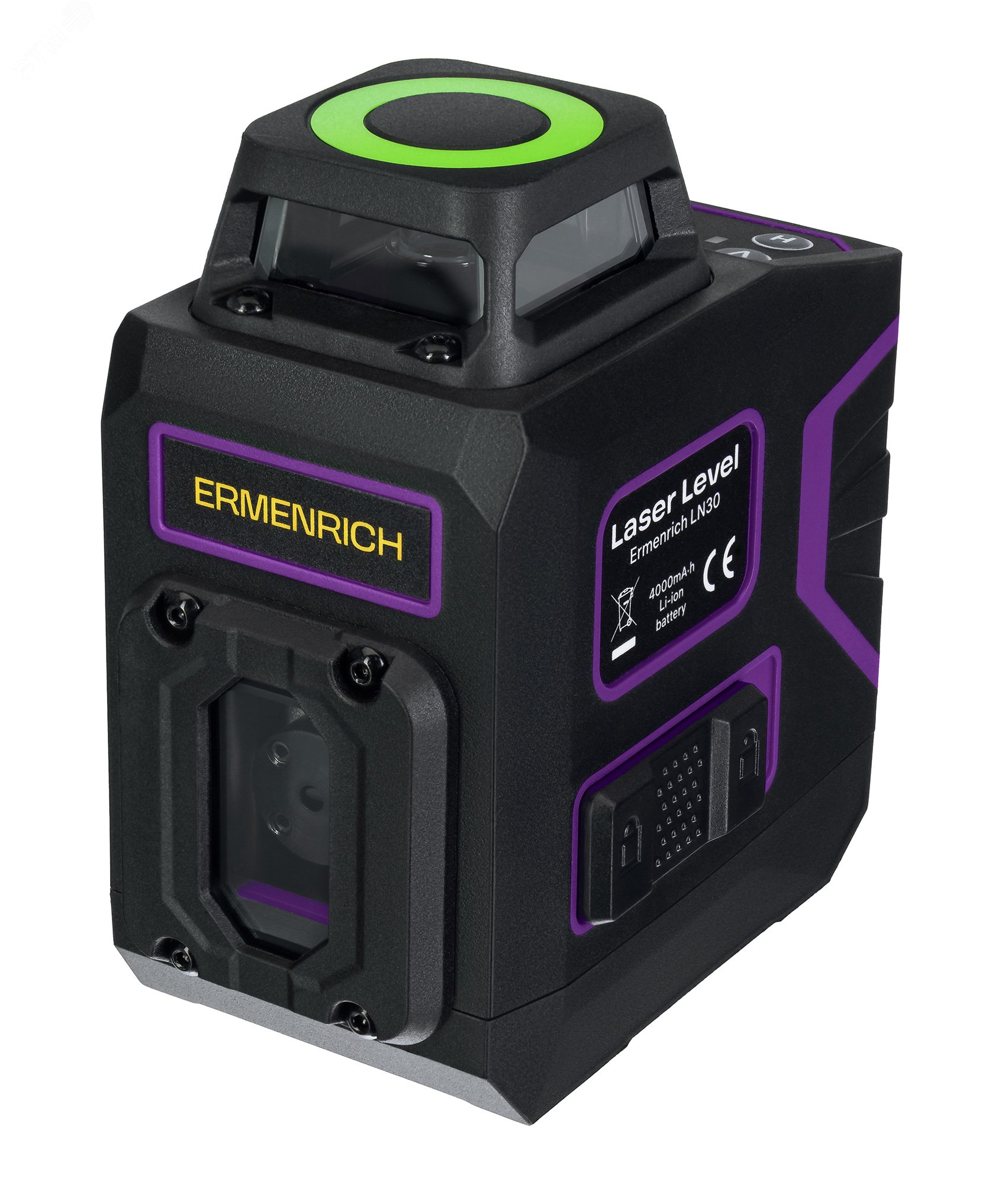 Изображение товара Лазерный уровень Ermenrich PLUS LN30 с 5 зелёными лучами и дальностью 30 м